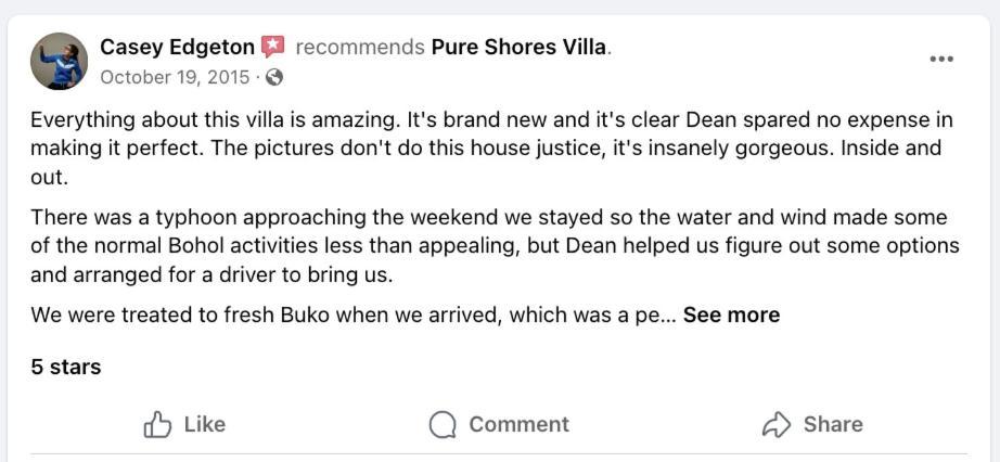 Exclusive Private Villa In Bohol Island, Philippines 귄둘만 외부 사진
